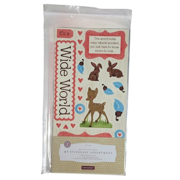 Close to My Heart Reflections Stickease X7118C Twitterpated Deer Nature NEW - Picture 1 of 5